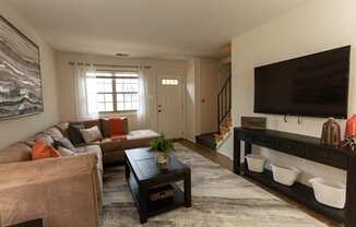 large living room   at Somerset Woods Townhomes, Severn, MD