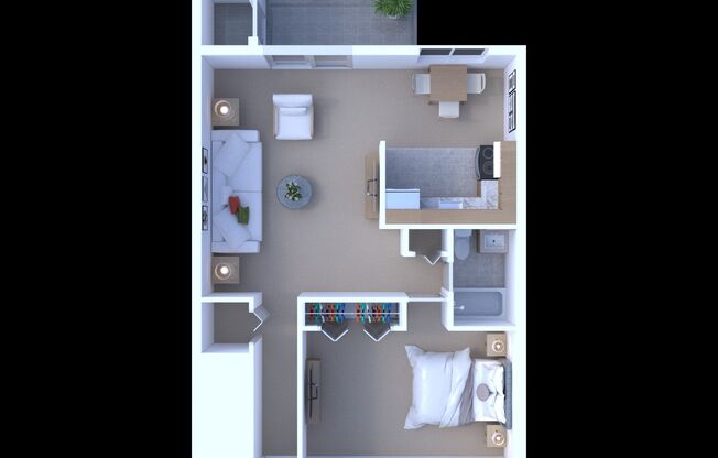 1 bed, 1 bath, 788 sqft, $1,515