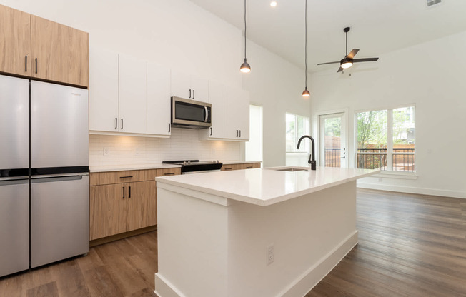 Kitchen with Stainless Steel Appliances