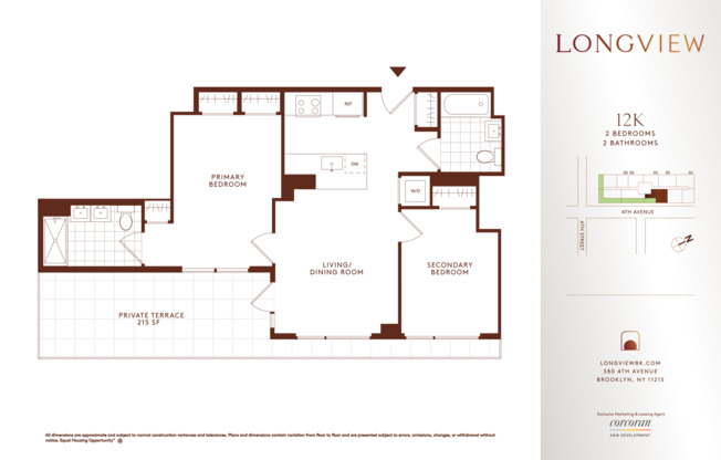 2 beds, 2 baths, $7,613, Unit 12K