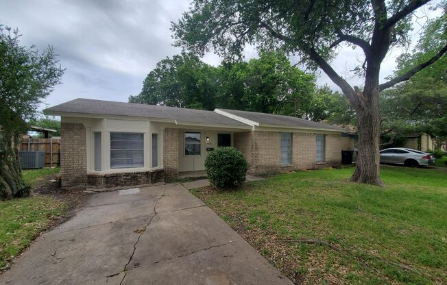 3 bedroom Garland home ready for move in!