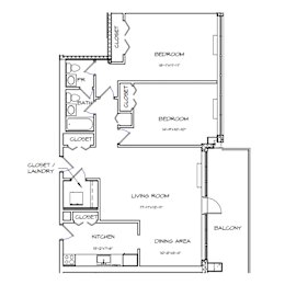 2 beds, 1.5 baths, 1,132 sqft, $2,915