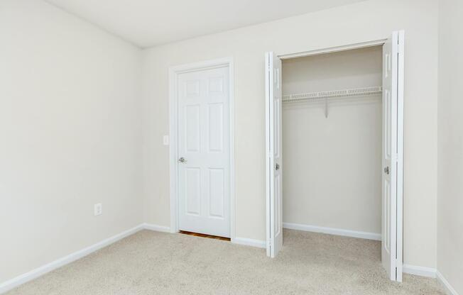 a door in a room