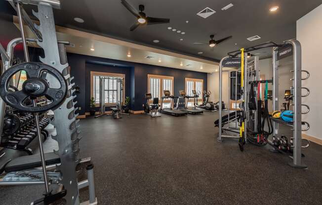 the gym at The Bend Arbordale, Williamsburg, VA