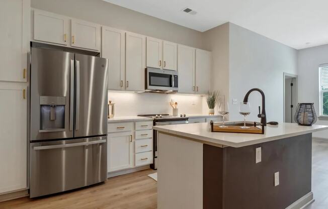 Spacious Kitchens with Stainless Steel Appliances