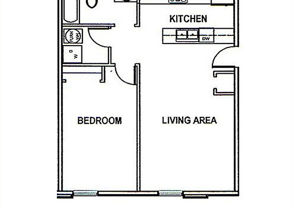 1 bed, 1 bath, 709 sqft, $1,333, Unit 125