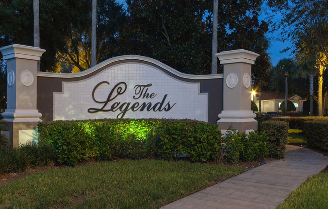 The Legends at ChampionsGate monument sign for the community