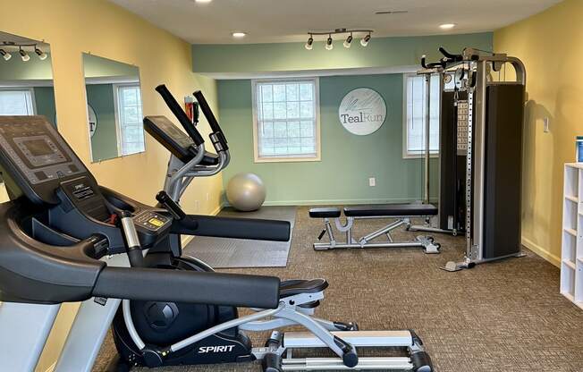 Fitness center equipment