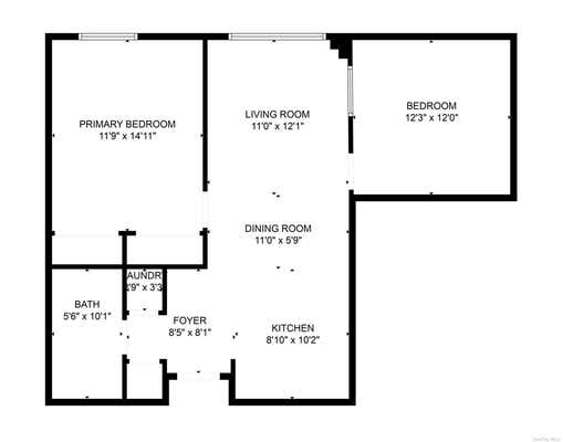 2 beds, 1 bath, $3,200, Unit 519