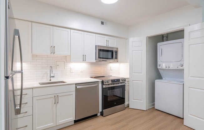 Kitchen with Stainless Steel Appliances