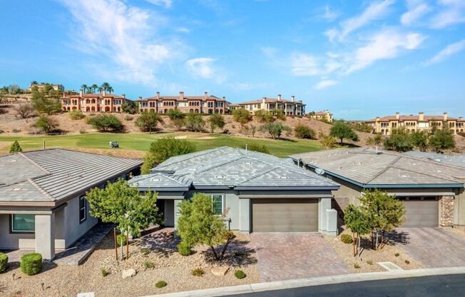 Wonderful Single Story 2 Bed 2 Bath Home RIGHT ON THE GOLF COURSE!! Located in  beautiful “Lake Las Vegas”