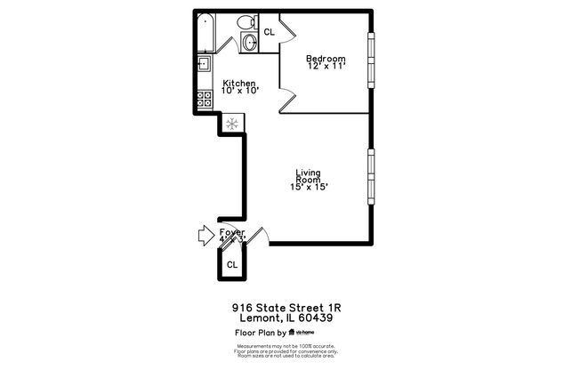 1 bed, 1 bath, 465 sqft, $1,150, Unit 09161R