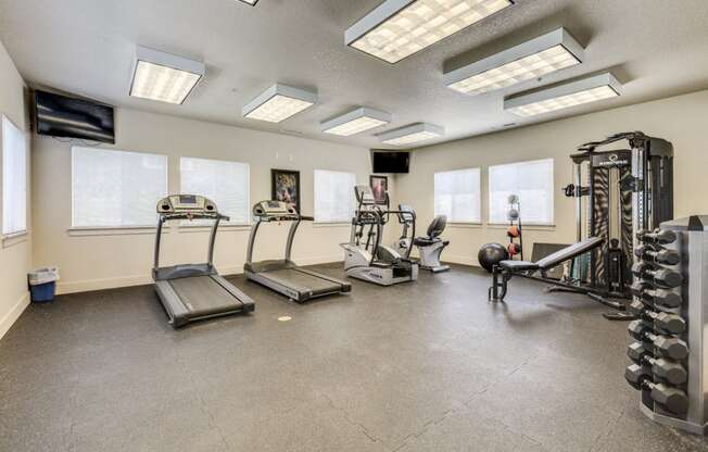 Fitness center- free weights, weighted machines, cardio machines