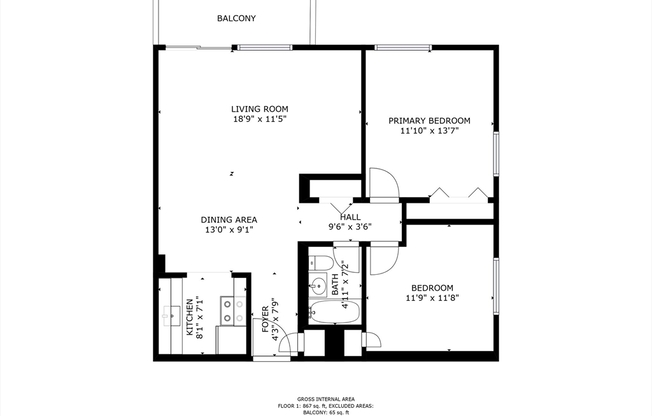 2 beds, 1 bath, 800 sqft, $2,495, Unit 41