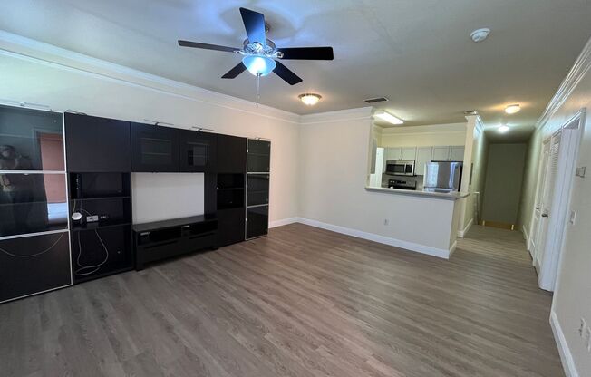 Stunning one bedroom, one bath luxury condo with large garage and fabulous community amenities.