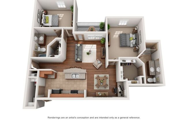 2 beds, 2 baths, 1,112 sqft, $2,179