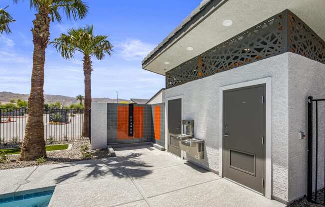 Linq at south mountain outdoor shower area