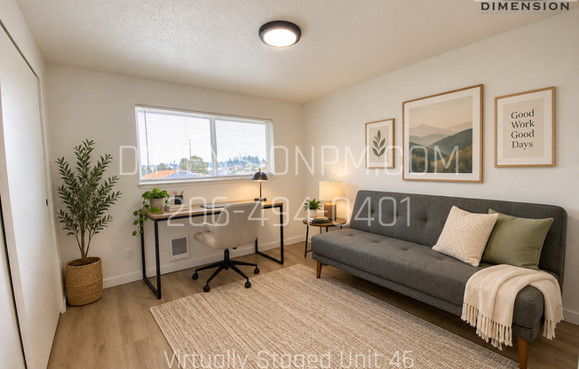 2 beds, 1 bath, 785 sqft, $1,275, Unit Unit 46