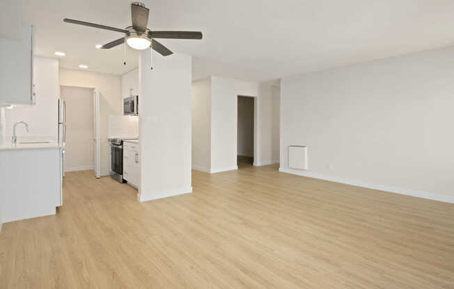 Living Room with Hard Surface Flooring