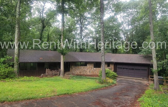 Charming Cabin Style Home on 1.3 Acres / Finished Basement / Great Location