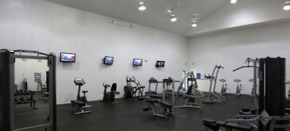 large fitness center