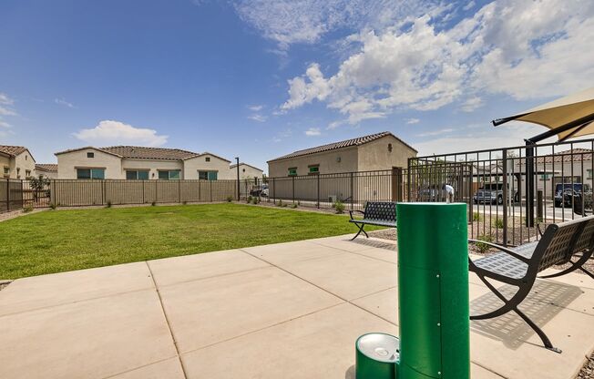 Dog Park with Seating and Water Station at Pillar Lago