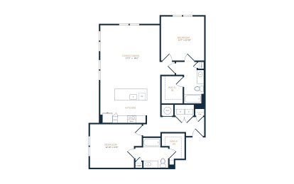 2 beds, 2 baths, 1,310 sqft, $1,472