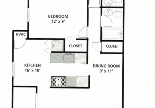 2 beds, 2 baths, 1,009 sqft, $2,560, Unit 41-41-11