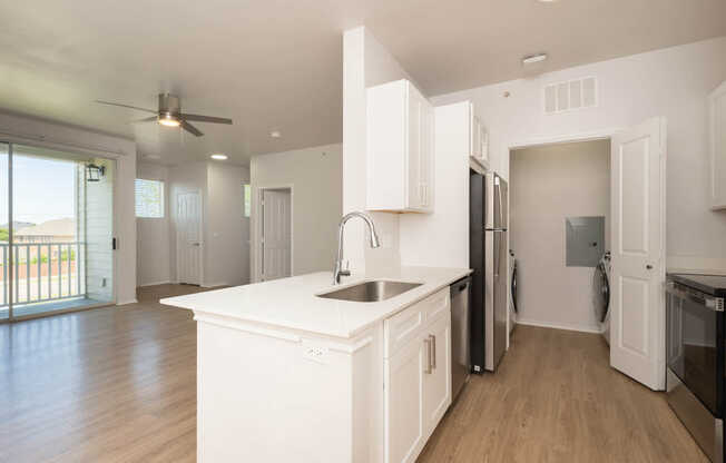 Kitchen with Stainless Steel Appliances