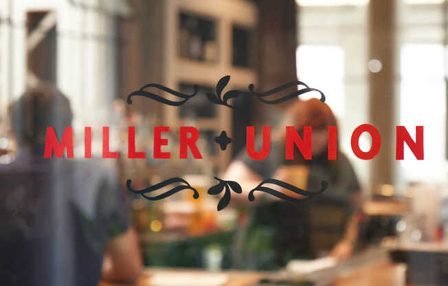 Enjoy a meal at Miller Union.