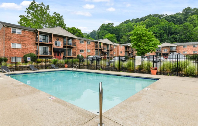 Secondary view of the swimming pool at Heritage Hill Estates Apartments, Cincinnati, Ohio 45227