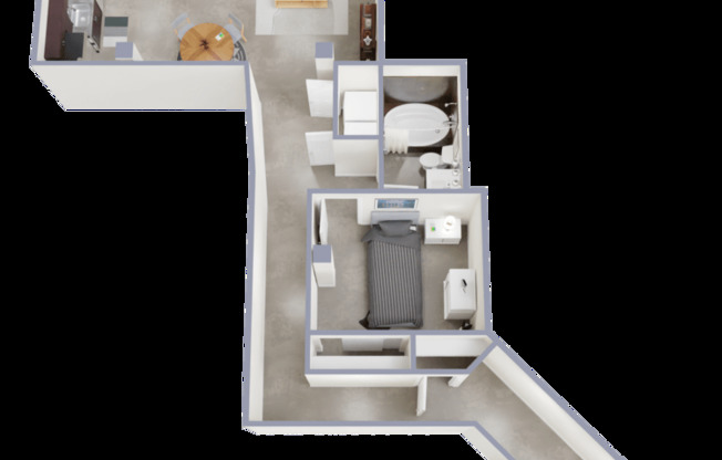 1 bed, 1 bath, 924 sqft, $950