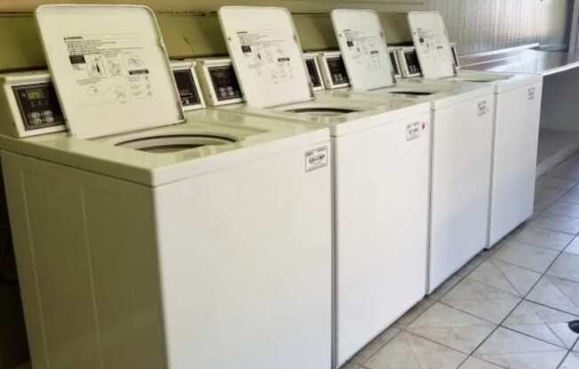 Community Laundry Center with Washers and Dryers