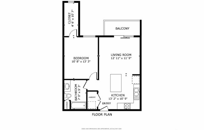 1 bed, 1 bath, 663 sqft, $1,219, Unit 1244-19