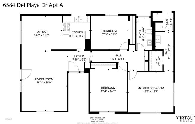 3 beds, 2 baths, 1,200 sqft, $6,291, Unit A