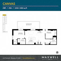 2 beds, 2 baths, 1,050 sqft, $2,268