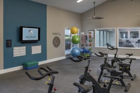 Fitness center with spin bikes | Saddleworth Green