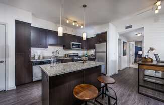 modern kitchen at Pulse Millenia