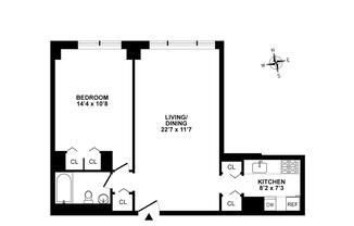 1 bed, 1 bath, 640 sqft, $4,395, Unit 28C