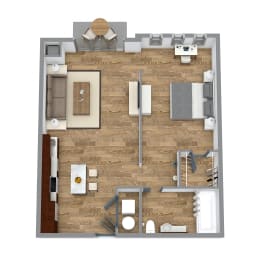 1 bed, 1 bath, 809 sqft, $2,210