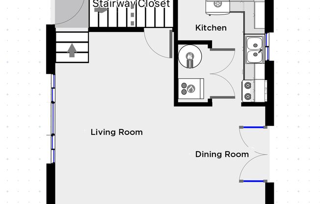 2 beds, 1 bath, 924 sqft, $775, Unit 4