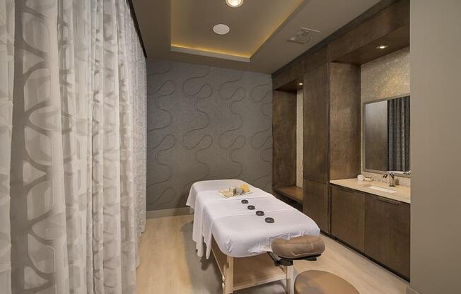 Private treatment room in Spa at The Mark