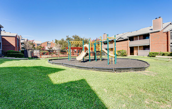 Playground Area at Indian Creek Apartments, Carrollton, TX, 75007
