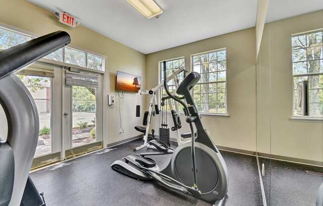 Clubhouse gym at Patchen Oaks Apartments, Kentucky, 40517