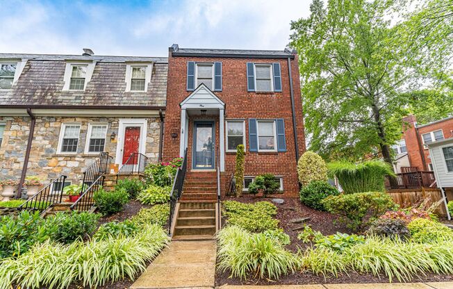 Extraordinary End Row Townhome near the King Street Metro