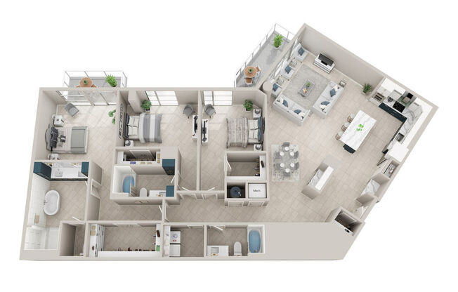 3 beds, 3 baths, 2,330 sqft, $7,696