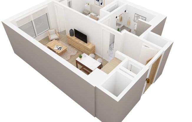1 bed, 1 bath, 583 sqft, $2,885, Unit 0202