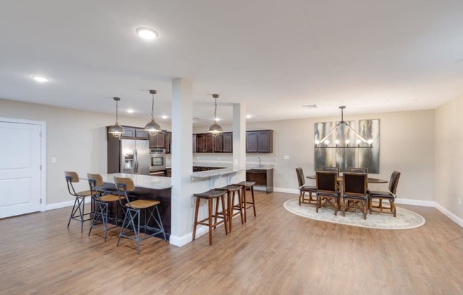 Dining With Kitchen Area at Webster Village, Hanover, MA, 02339