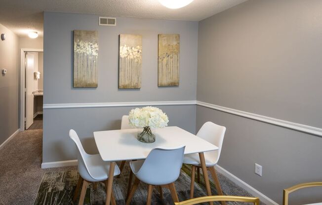 Elegant Dining Space at The Summit at Avent Ferry, Raleigh, North Carolina