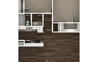 2 beds, 2 baths, 850 sqft, $1,404